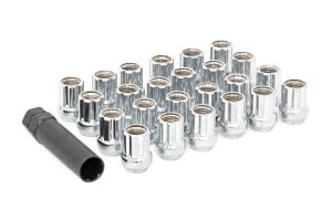 Rough Country M14 X 1.5 LUG NUT SET OF 24 CHROME | OPEN END 141524CHOE