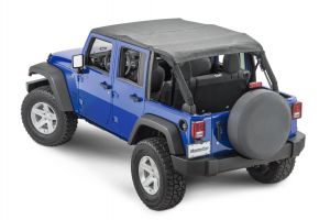MasterTop Bimini Top Plus for 07-18 Jeep Wrangler Unlimited JK 14300435