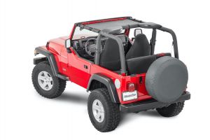 MasterTop ShadeMaker Mesh Bimini Top for 97-06 Jeep Wrangler TJ 1420TJ-