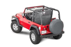 MasterTop Zip Down Windstopper for 80-06 Jeep CJ, Wrangler YJ & TJ 144407CJ-