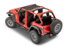 MasterTop ShadeMaker Freedom Mesh Bimini Top in Black for 24-26+ Jeep Wrangler JL 2 Door 14200501