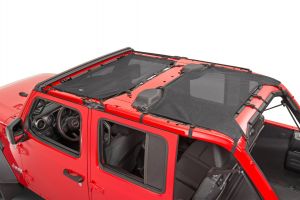 MasterTop ShadeMaker Freedom Mesh Bimini Top Plus for 18+ Jeep Wrangler JL Unlimited 1420160JLU-