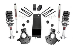 Rough Country 3.5 Inch Lift Kit Alu/Stamp Steel LCA M1 Strut Chevy/GMC 1500 (14-18 & Classic)14-18 & Classic 12140