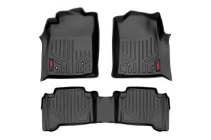 Rough Country Floor Mats Front and Rear For 2005-2011 Toyota Tacoma 2WD/4WD M-75113