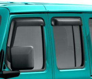 MOPAR Side Window Air Deflectors for 18-26+ Jeep Wrangler JL Unlimited and Gladiator JT 82215368AB