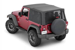 MasterTop Mesh Trail Screen Window Kit for 10-18 Jeep Wrangler JK 16032301