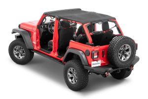 MasterTop Bimini Plus Top with Integrated Grab Handles for 18+ Jeep Wrangler JL Unlimited 143016-