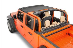 MasterTop Bimini Summer Top for 18+ Jeep Wrangler JL & 20+ Gladiator JT 141JT-