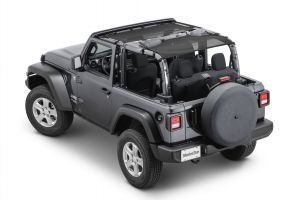 MasterTop ShadeMaker Freedom Mesh Bimini Top Plus for 18+ Jeep Wrangler JL 2-Door 142015JL-