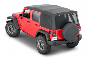 MasterTop Mesh Trail Screen Window Kit for 10-18 Jeep Wrangler JK Unlimited 16032401