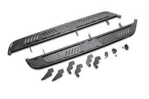 N-Fab Roan Running Board - Full Length (2 Steps per Side) for 21-25 Ford Bronco NBF214B-TX