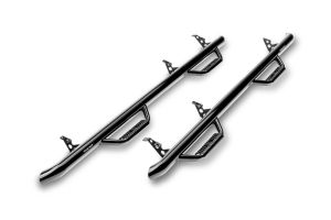 N-Fab Nerf Step Bar - Wheel-to-Wheel without Bed Access (2 Steps per Side) for 05-23 Toyota Tacoma T1580CC