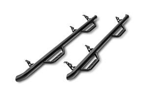 N-Fab Nerf Step Bar - Wheel-to-Wheel without Bed Access (2 Steps per Side) for 05-23 Toyota Tacoma T1678QC-TX