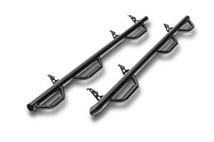 N-Fab Nerf Step Bar - Wheel-to-Wheel with Bed Access (3 Steps per Side) for 05-15 Toyota Tacoma T0683QC-6-TX