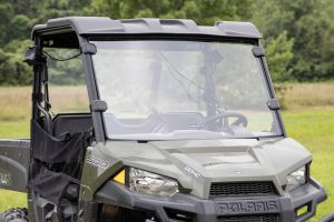 Rough Country Full Windshield Scratch Resistant Mid Size For Polaris Ranger 500/Ranger 800 Mid-Size 98152010