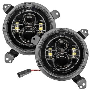 Oracle Lighting 7" High Powered Projector LED Headlight Pair for 18+ Jeep Wrangler JL & 20+ Gladiator JT 5769J-