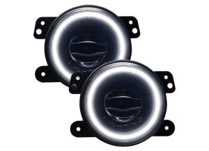 Oracle High Performance 20W LED Fog Lights with White Halo For 2007-22 Jeep Wrangler JK, JL, & 20-22 Jeep Gladiator 5846-001