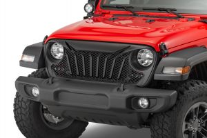 Overtread Titus Front Grille for 18+ Jeep Wrangler JL & 20+ Gladiator JT 19031