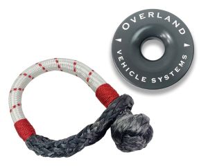 Overland Vehicle Systems Combo Pack Soft Shackle and Recovery Ring 19-6580-