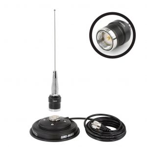 Rugged Radios GMRS / UHF No Ground Plane (NGP) Whip Antenna Kit with Magnetic Mount ANT-SPARE-MAG-KIT-U