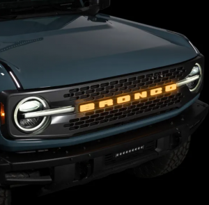 Putco LUMINIX LED GRILLE EMBLEM for 21+ Ford Bronco Without Front Camera 92851