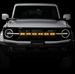 Putco LUMINIX LED GRILLE EMBLEM for 2021+ Ford Bronco w/ Front Camera 92852