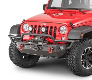 Quadratec QRC Front Winch Ready Bumper Full Width Without Winch for 07-18 Jeep Wrangler JK 12057-0121