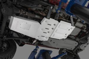 Quadratec Aluminum Modular Engine & Transmission, and Transfer Case Skid Plates for 07-18 Jeep Wrangler JK 12500-0290