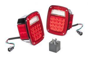 Quadratec LED Tail Light Kit for 98-00 Jeep Wrangler TJ 55213-0114