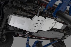 Quadratec Aluminum Modular Engine & Transmission, Transfer Case and Rear Transfer Case Skid Plates for 07-18 Jeep Wrangler Unlimited JK 12500-0291