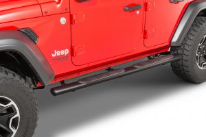 Quadratec QR4 Heavy Duty Oval Side Steps for 18+ Jeep Wrangler JL Unlimited 4-Door