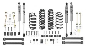 Quadratec 3.5" Coil Spring Suspension Lift Kit with FOX IFP Mono-Tube Shocks for 97-06 Jeep Wrangler TJ & Unlimited 16400-0303