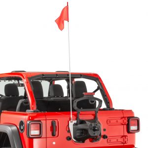 Quadratec Trail Flag with Mount Kit for 18+ Jeep Wrangler JL, JLU 96081-0081