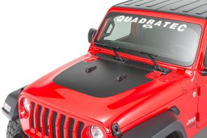 Quadratec Premium Vinyl Hood Blackout Decal for 18+ Jeep Wrangler JL & Gladiator JT 13135-1500