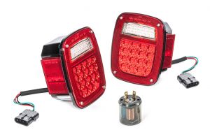 Quadratec LED Tail Light Kit for 91-95 Jeep Wrangler YJ 55213-0113
