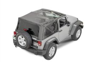 QuadraTop Gen II Complete Soft Top in Premium Sailcloth for 07-18 Jeep Wrangler JK 11100-5735