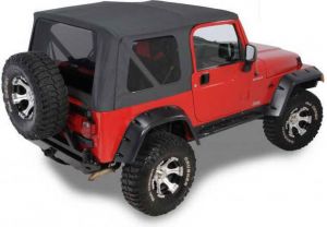 QuadraTop Replacement Soft Top with Tinted Windows for 97-06 Jeep Wrangler TJ 11000TJT-