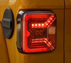 Quake LED Tech LED Tail Lights for 18-24 Jeep Wrangler JL, JLU QTE347