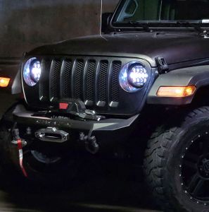 Quake LED RGB LED Headlights for 18+ Jeep Wrangler JL & 20+ Gladiator JT QTE903