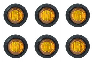 Quake LED 3/4" Side Marker Lamps - 6 Pack QAF99-