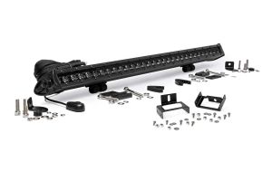 Rough Country LED Light Kit Grill Mount 30" Black Single Row For 11-16 Ford F-250/F-350 Super Duty 70770