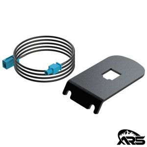 MetalCloak Rocklander SiriusXM Antenna Relocation Mount for 18-24+ Jeep Wrangler JL, JLU & 20-24+ Gladiator JT R60301