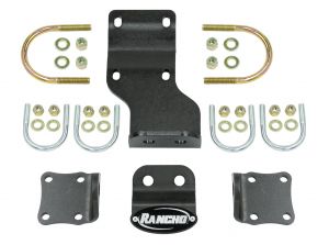 Rancho Dual Steering Stabilizer Bracket for 18-24 Jeep Wrangler JL, JLU RS64102