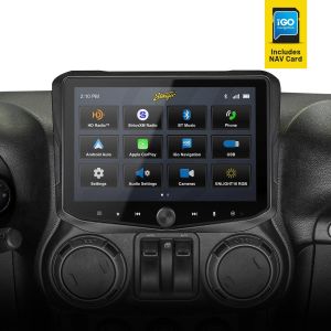 Stinger Off-Road HORIZON10 10" Radio Fully Integrated Kit w/ Nav Card for 11-18 Jeep Wrangler JK, JKU RB10JK11X