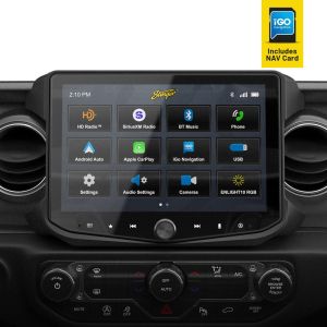 Stinger Off-Road HORIZON10 Radio Fully Integrated Kit w/ Nav Card for 18-23 Jeep Wrangler JL, JLU & Gladiator JT RB10JW18X