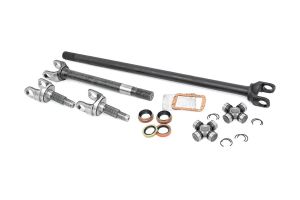 Rough Country Dana 30 Front 27 Spline 4340 Chromoly Replacement Axle Shaft Kit For 1987-06 Jeep Wrangler YJ & TJ Models & 1984-01 4WD Jeep Cherokee & 1993-98 Jeep Grand Cherokee ZJ RCW24110