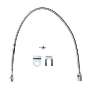 Rubicon Express Rear 24" Stainless Steel Brake Lines For 1997-06 Jeep Wrangler TJ & Unlimited With 3.5-5.5" Lift RE1517