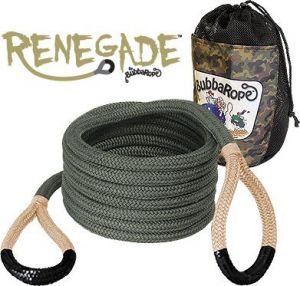 Bubba Rope Renegade 3/4" x 20' Recovery Rope With A 19,000 lbs. Breaking Strength