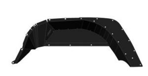 Road Armor Stealth Fender Liners Rear for 18+ Jeep Wrangler JL, JLU 518LFRSB