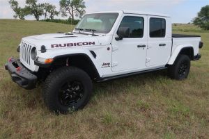 Rock Hard 4X4 Patriot Series Tube Slider Rocker Guards for 20-25 Jeep Gladiator JT 80104-